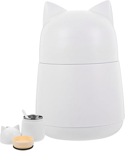 Olla de estofado para gatos vasos con aislamiento térmico para alimentos calientes con tapas aisladas para niños tarro térmico de alimentos al vacío