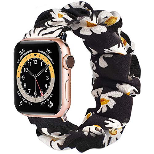 Miimall Compatible with Apple Watch 38mm/40mm Scrunchies Elastic Strap