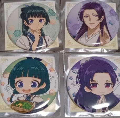 薬屋のひとりごと トモズ 壬氏 猫猫 バッジセット 薬屋のひとりごと 缶