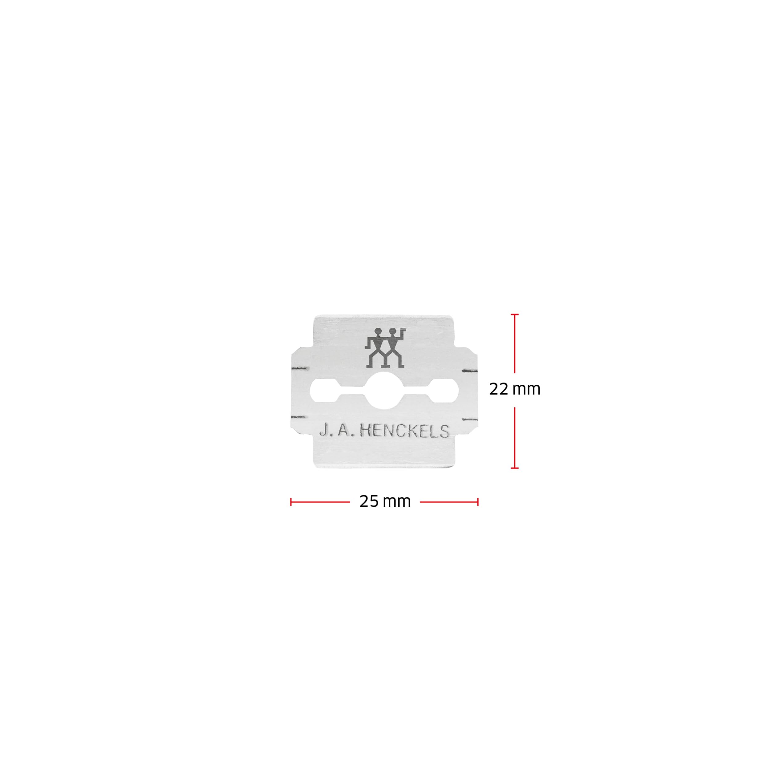 ZWILLING Cuchillas para raspador de callos (afiladas y utilizables por ambos lados, paquete de almacenamiento), 20 piezas