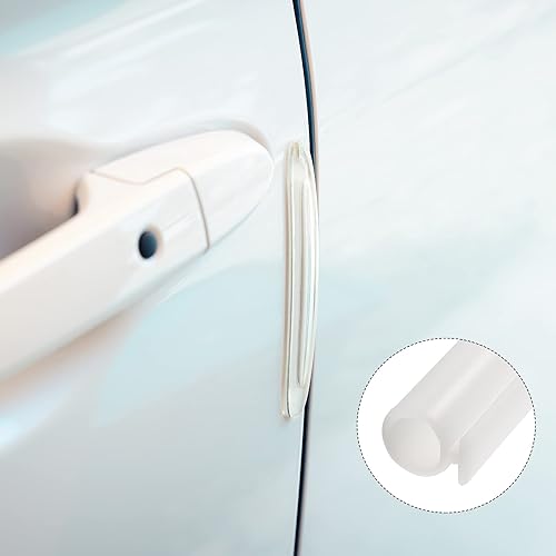 Miniatura 5 de Burlete de ventana tipo bombilla (0.276 in x 9.8 ft), 1 unidad, tira de sellado de silicona para montaje en ranura en T se adapta a 0.197 in, para