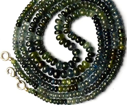 Multi saphir australien en perles rondelles lisses de 4-6mm pour vos bijoux