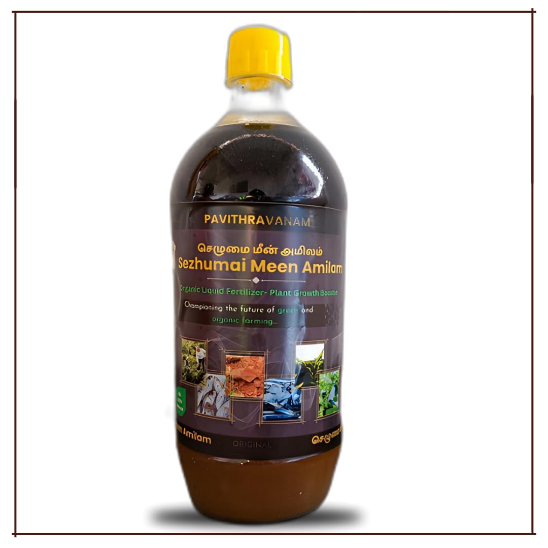 Pavithravanams Sezhumai Meen amilam - 1L For Plants 100% Organic Fertilizer Immunity Booster For Gardens Fish Amino Acid (B0DF6BC7RP) Amazon Price History, Amazon Price Tracker
