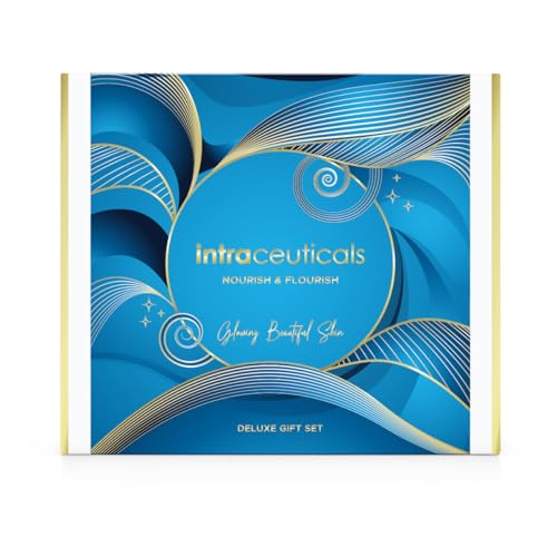 Intraceuticals Nourish and Flourish Deluxe Gift Set, 8 Skincare Products, complimentary Cosmetic Bag $332 | Valued at $531 Save 37%