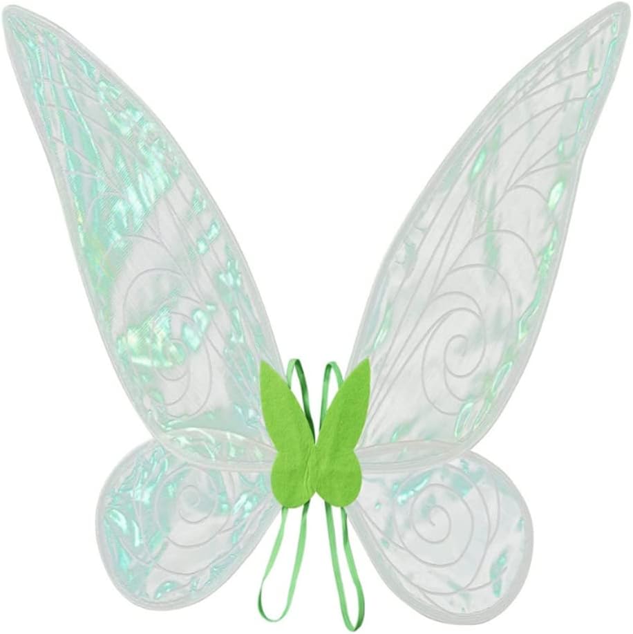 Fanxbox Butterfly Wings,Big 24" Adult Women Girls Wings, Sparkling Sheer Wings, Costume Wings for Girls