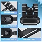 ZELUS Weighted Vest for Women Men, 4-10lb/11-20lb/20-32lb Curve-Fit Ergonomic Design Adjustable Workout Vest with 6 Iron Sand Bags, SGS-Certified Rucking Vest for Strength Training & Cardio Workouts - Image 5