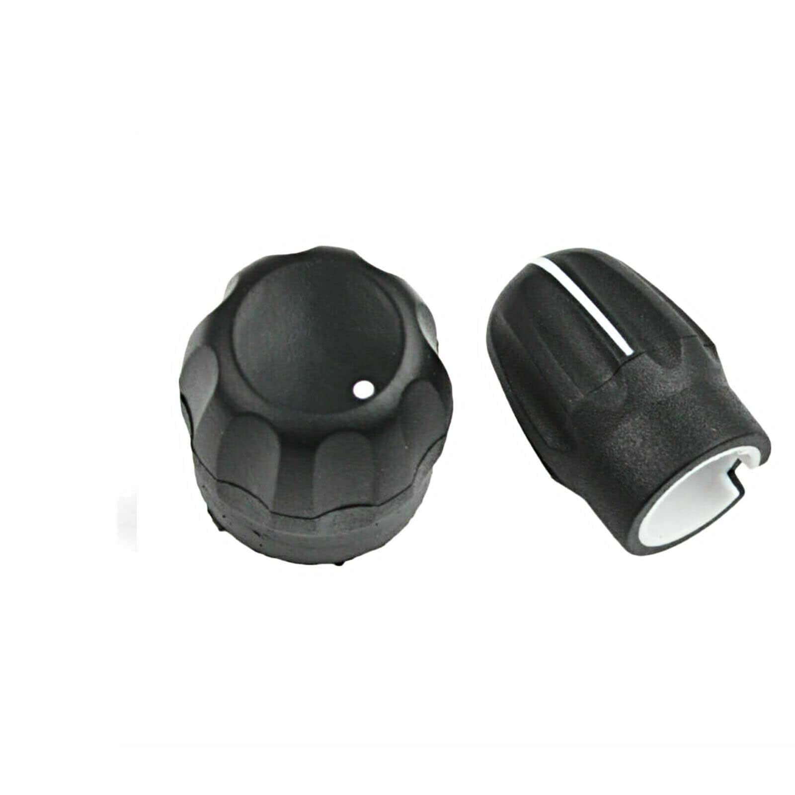 1 Pair Volume Knob and Channel Selector Knob Button Cap Replacement for GP328 GP338 GP380 HT750 HT1250 HT1550 CP200 CP200D CP200XLS CP150 CP160 PR400 PRO5150 Two Way Radio