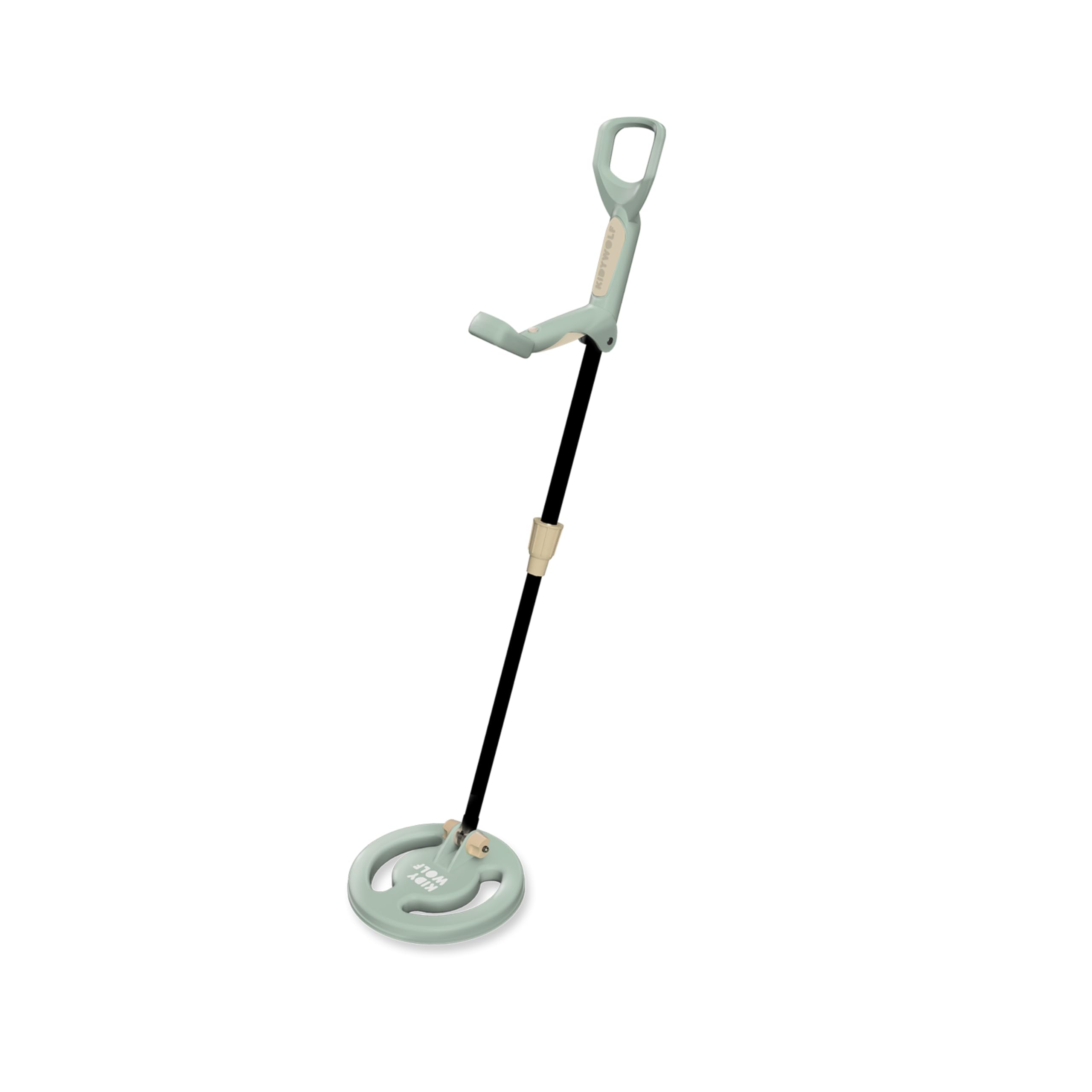 KIDYWOLF - KIDYMETAL - Détecteur de Métaux Enfant Rechargeable 6ans+ | Bras télescopique, pliable et réglable en hauteur, détection précise, kit complet de chasse au trésor