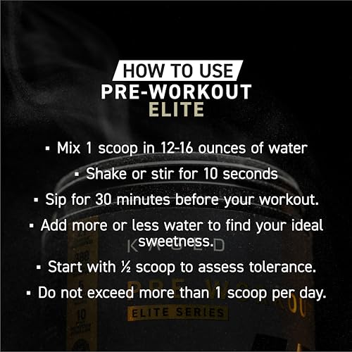 Image of Kaged Pre Workout Powder Pre-Workout Elite for Men & Women | High Stimulant for Energy, Focus, Pumps | L-Citrulline, Beta Alanine, Creatine & 388mg of Natural Caffeine | Caribbean Sunrise