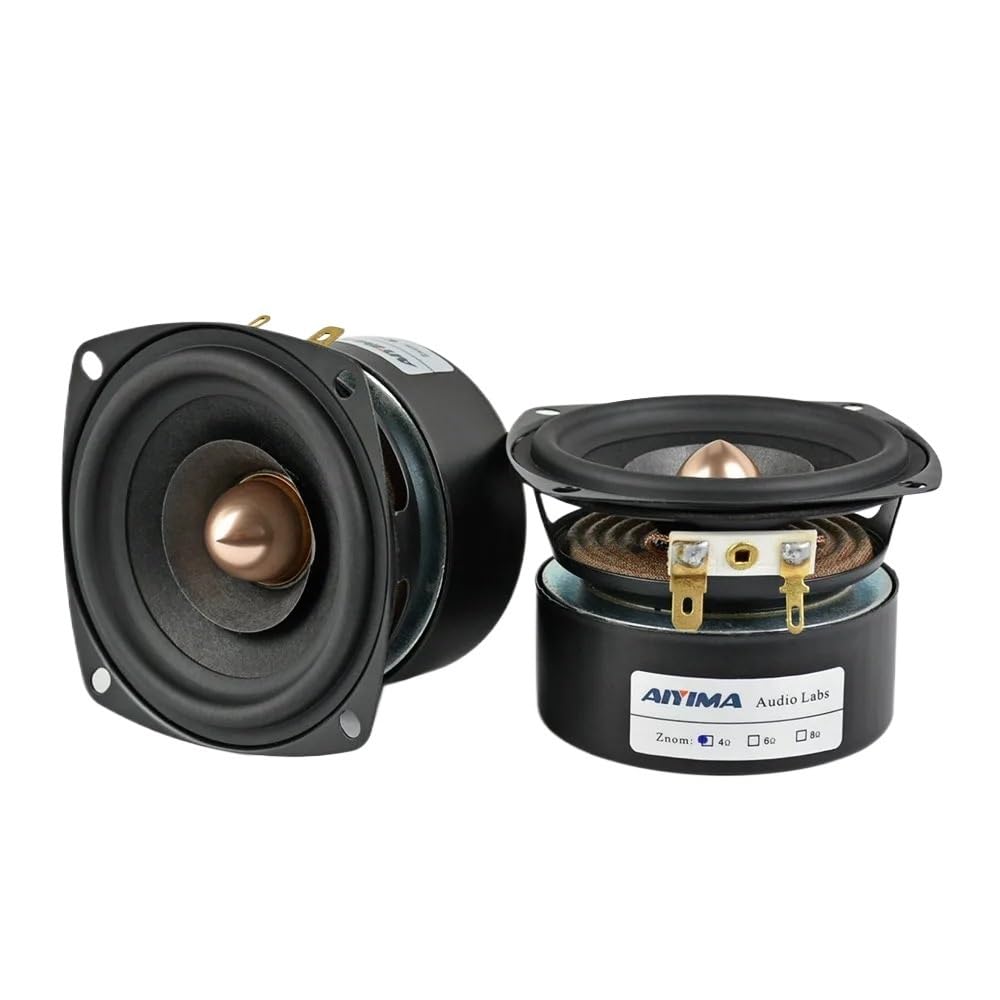 2 szt. 8 cali, 4 omów, 8 omów, 15 W, pełny zakres dźwięku, głośnik HIFI, pocisk wysoki, średni zasięg, głośnik basowy DIY (głośnik 4 omy, 15 W)