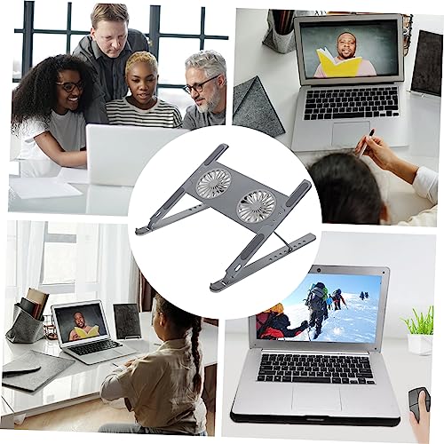 Gadpiparty base para laptop con cooler y soporte ajustable miniatura 3