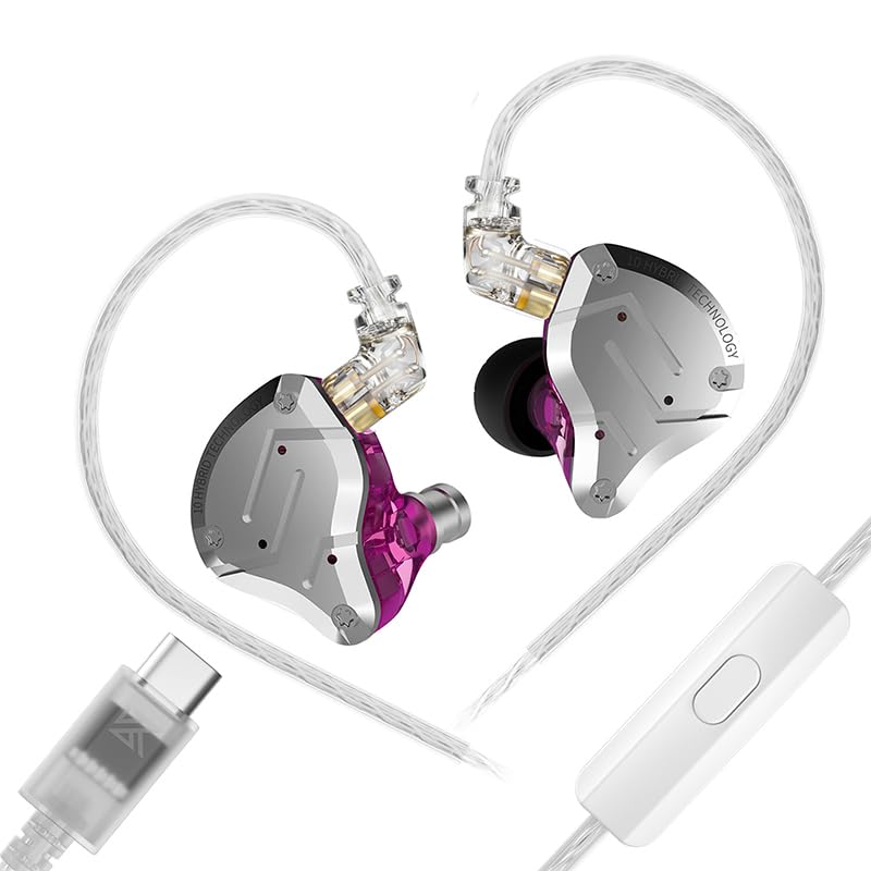Yinyoo KZ ZS10 Pro Type-C IEM intra-auriculaires HiFi 4BA+1DD