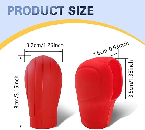 Miniatura 9 de Cubierta para pomo de palanca de cambios, accesorios de protección para automóvil, protector antideslizante para palanca de cambios automático,