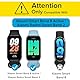 ivoler 3 Stücke Hülle mit Schutzfolie für Xiaomi Smart Band 8 Active/Redmi Smart Band 2, Vollständige Abdeckung Stoßfest Kratzfest Schutzhülle Ultradünne Weiche TPU Case, 2 Klar + 1 Schwarz