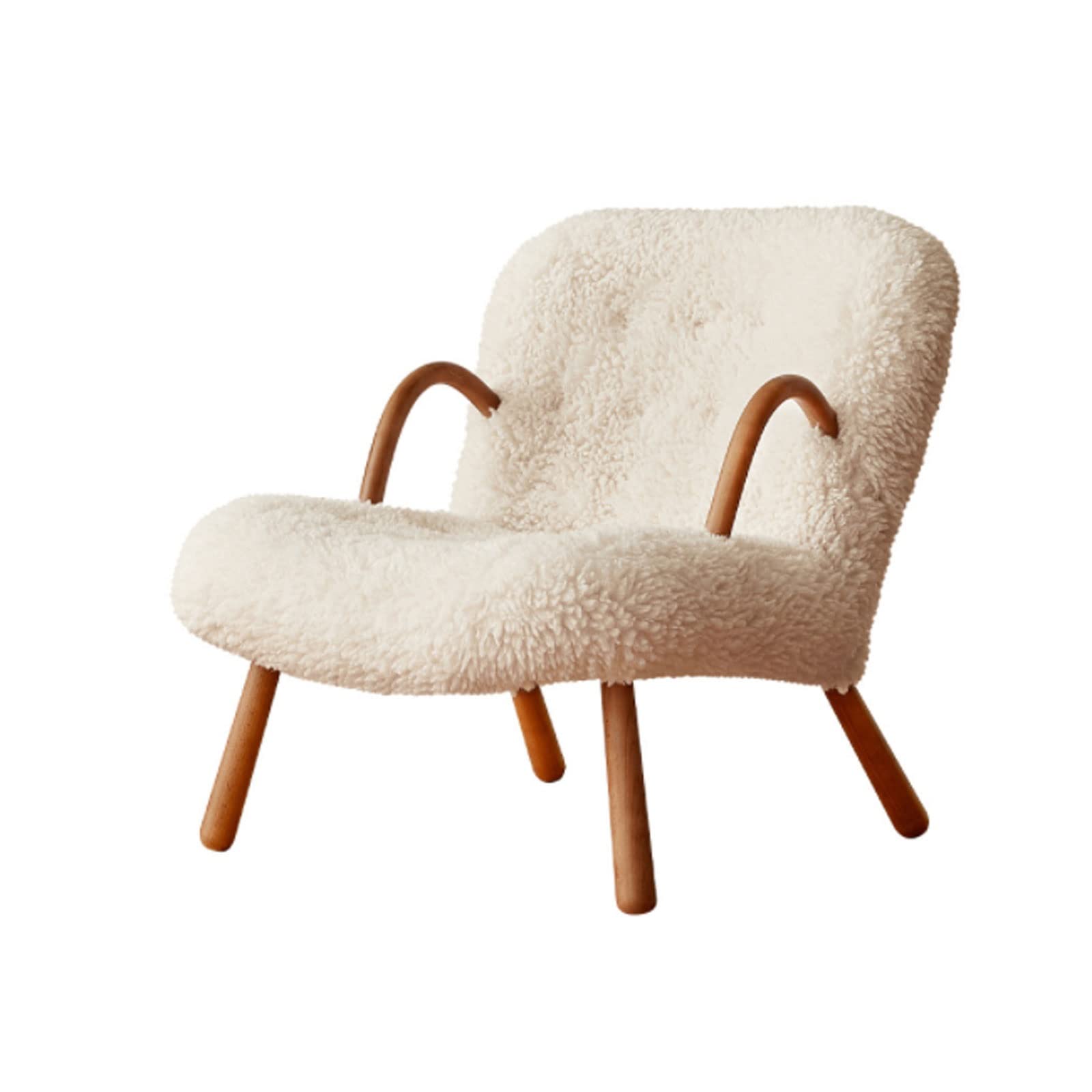 XZEITOrdinary Chair, Lazy Sofa, Single Chair, Living Room, Leisure Balcony, Home Recliner, Lamb Fluffy Rocking Chaire