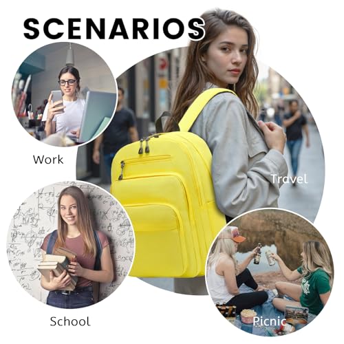 Image of Lanola School Bookbag Business Travel Laptop Backpack, Fits 15.6 Inch Laptop Bag