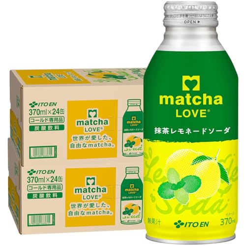 matcha LOVE ���� �����l�[�h�\�[�_ 370ml×2�P�[�X/48�{