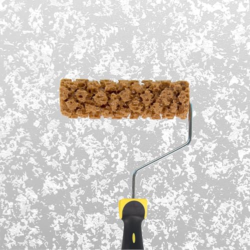 Hanroy Sponge Paint Roller Small 6" for Texture Painting Decorators Brush Tool, Fast and Easy Pattern Art Sponge Roller for Home Wall(M60)