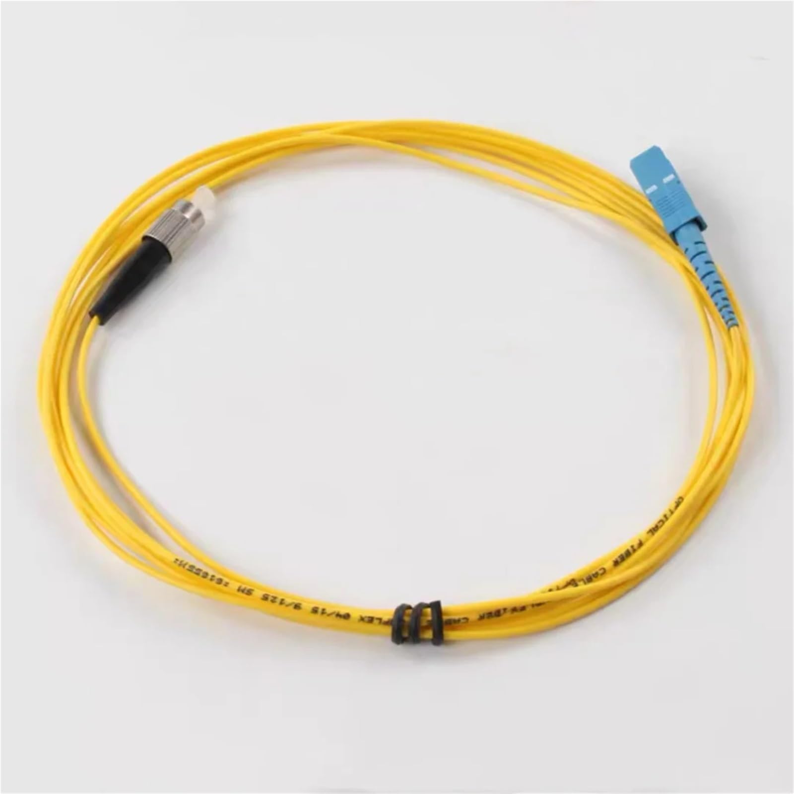 SC-FC UPC monomode fibre cavalier 1-100m cordon de raccordement optique Simplex 3m 5m 10m 15m 20m 30m 50m 100m câble FTTH P-fibre optique SM(SC-FC 80m)