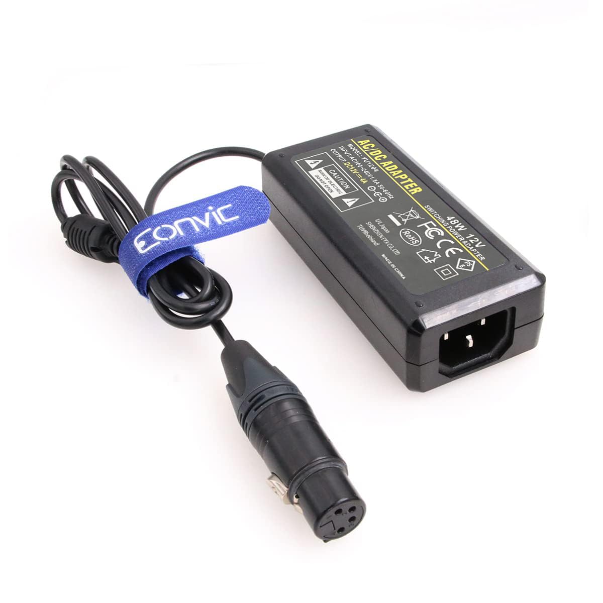 Eonvic製 XLR 4Pin AC/DC電源(16V 10A) Amazon | Eonvic オリジナルXLR 4ピンメス付き12V 4A電源 Sony FS7 FS5