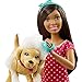 Barbie African-American Splish Splash Pup Playset