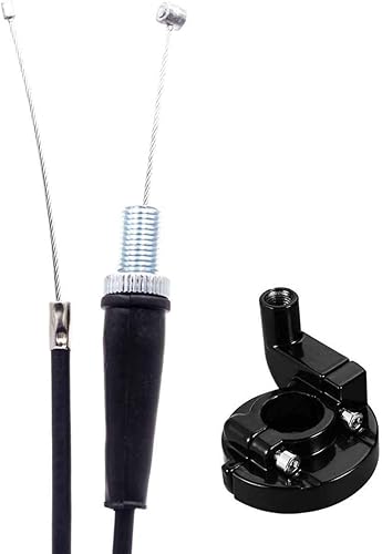 Miniatura 5 de Manija de manillar de acelerador con cable de agarre+palanca de freno izquierda derecha 78" para Mini Baja Mb165 Mb200 5.56.5hp 196cc 200cc