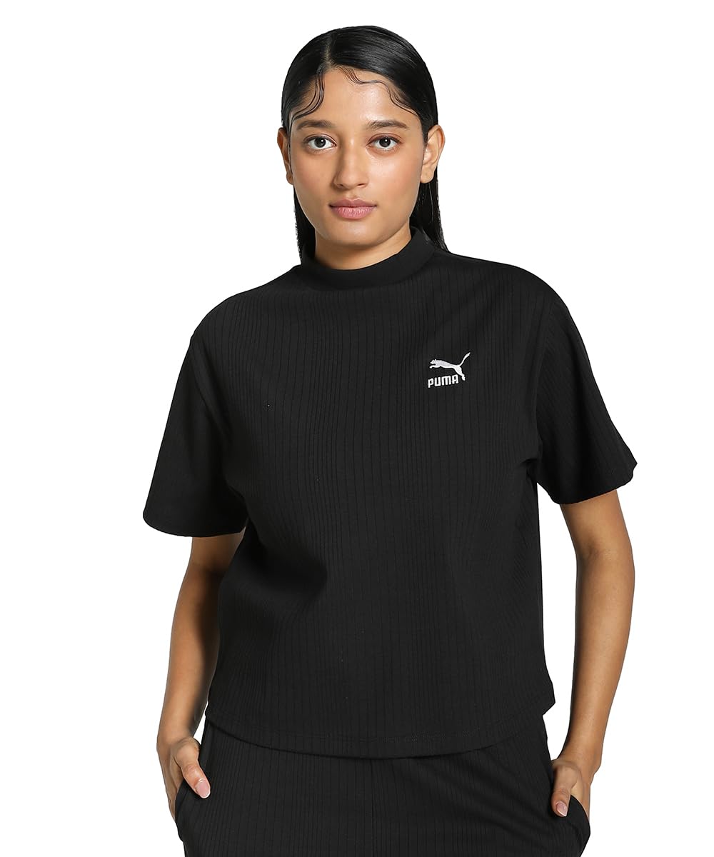 Puma Women's Solid Relaxed Fit T-Shirt-picture-23