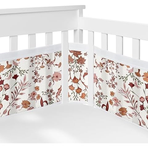 Sweet Jojo Designs Breathable Mesh Crib Liner Cover