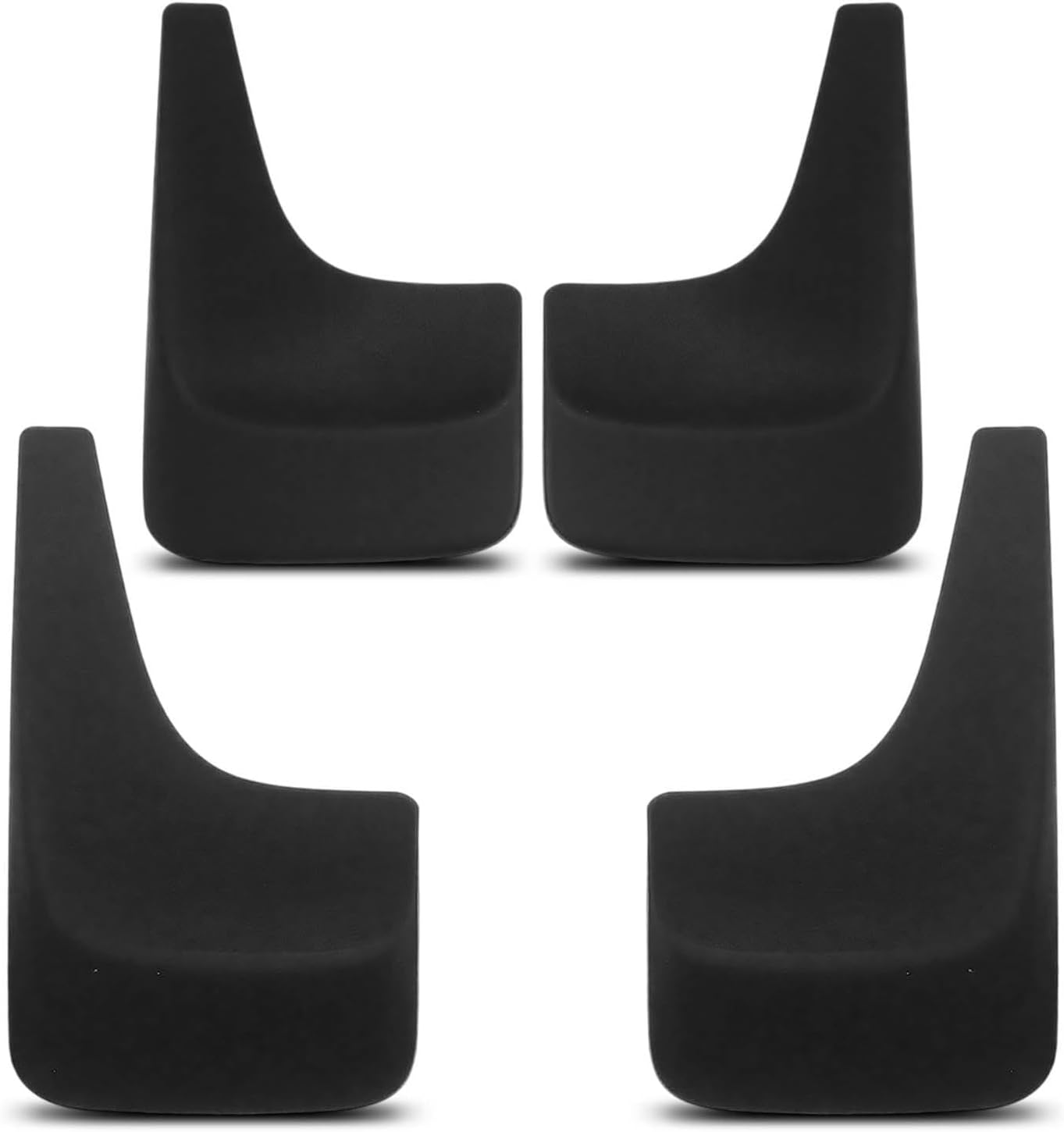 A-Premium Mud Flaps Compatible with Chevrolet Silverado, Avalanche, Suburban, Tahoe, Pickup, 4 Pack Front and Rear Mud Guards with Hardware Accessories, Drilling Required