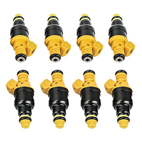 8 PCS Fuel Injectors for Ford F150 F250 F350 E150 E250 Mustang Expedition Lincoln Mercury & More 4.6L 5.0L 5.4L 5.8L Engine Replaces 0280150943