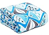 Vera Bradley Throw Blanket Go Fish Blue