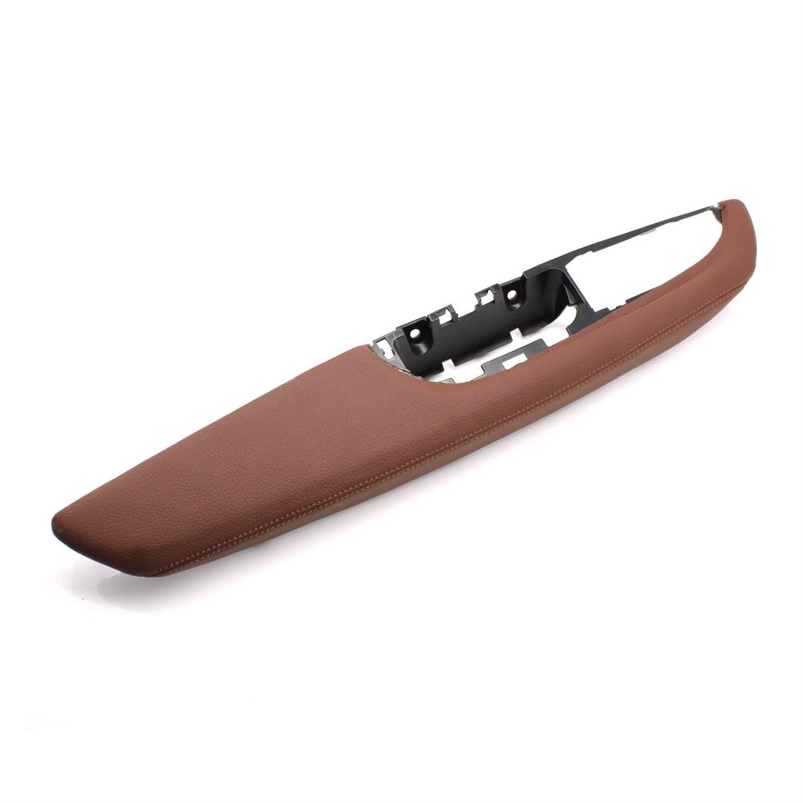 Zynther Brown Inside Door Latch Handle For Bmw X5 X6 E70 E71 E72 Interior Door Handle Armrest Leather Outer Frame Bracket(Brown)