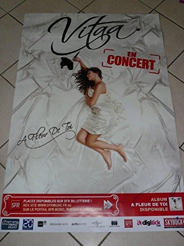 Affiche Vitaa A Fleur De Toi 40X60Cm habille un mur vide sans effort