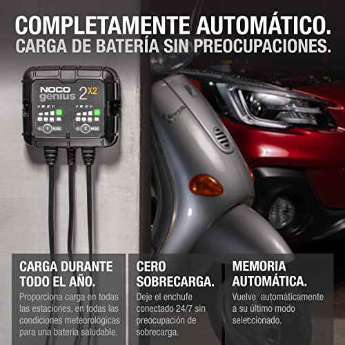 Protección contra sobrecarga en cargador inteligente de batería NOCO 4A 5