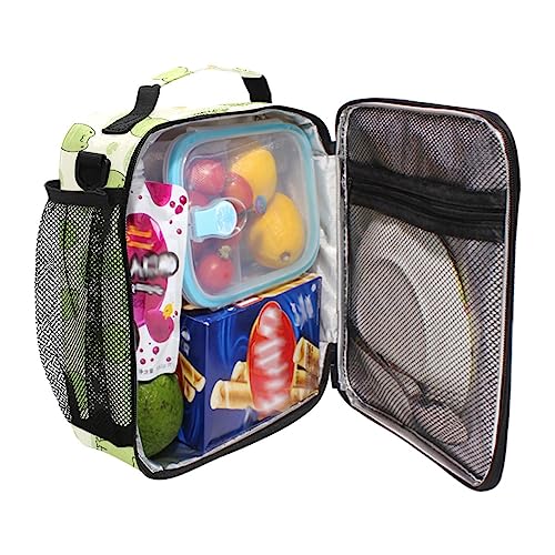 Lunch Bags for Kids Boys Girls Toddler Cute Frog Reusable Insulated Lunch Box - Image 4