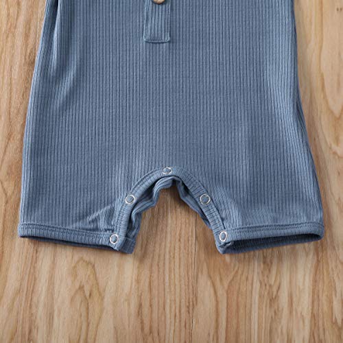 Image of Newborn Summer Baby Boy Girl Rompers Bodysuit Jumpsuit Playsuit One Piece Outfit Clothes
