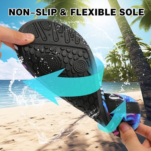 Quick-Dry Water Shoes Aqua Socks Barefoot Pool Shoes Unisex4