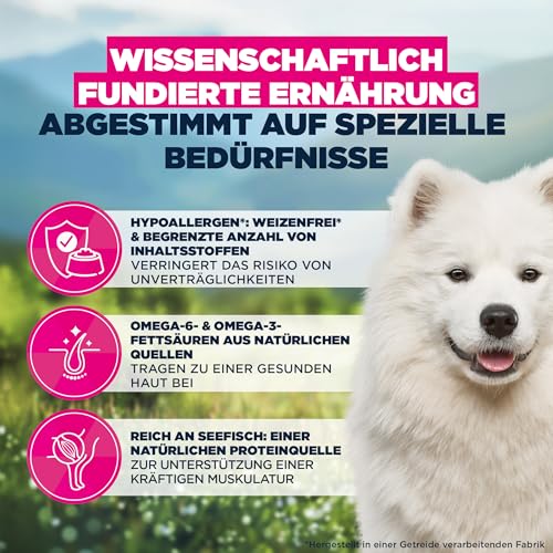 Eukanuba Sensitive Skin Hundefutter mit Seefisch - Hypoallergenes Special Care Trockenfutter für Hunde mit sensibler Haut, 2,3 kg – Bild 6