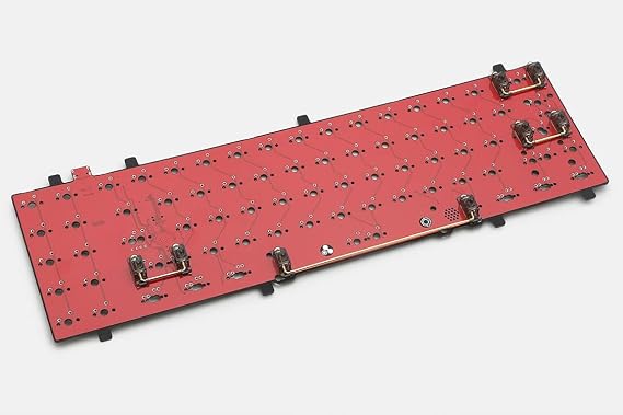 KPREPUBLIC Everglide V2 Transparent Gold Plated PCB Screw in Stabilizer for Custom Mechanical Keyboard gh60 xd64 xd84 6.25x 2X xd96 xd87 (EG V2 Black 104 Plus x1)