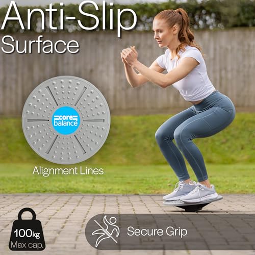 Core Balance Balance Board Physio, Core Trainer Wobble Board, Strength Stability Training, Non Slip, Home Gym, Physio Rehabilitation, 40cm - Image 5