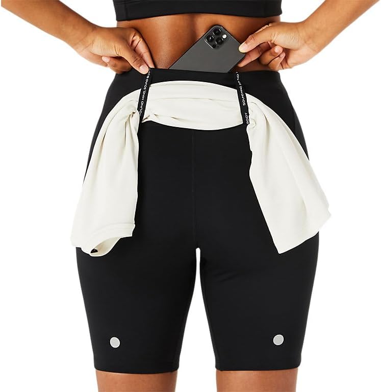 ASICS Women's Road HIGH Waist 8IN Sprinter Running Apparel
