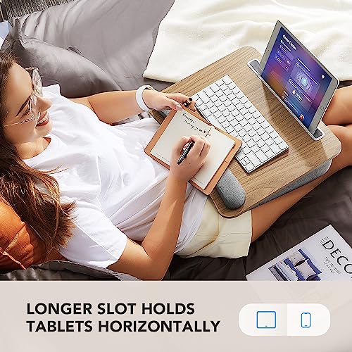HUANUO-Portable-Lap-Laptop-Desk-with-Pillow-Cushion-Fits-up-to-156-inch-Laptop-with-Anti-Slip-Strip-Storage-Function-for-Home-Office-Students-Use-as-Computer-Laptop-Stand-Book-Tablet