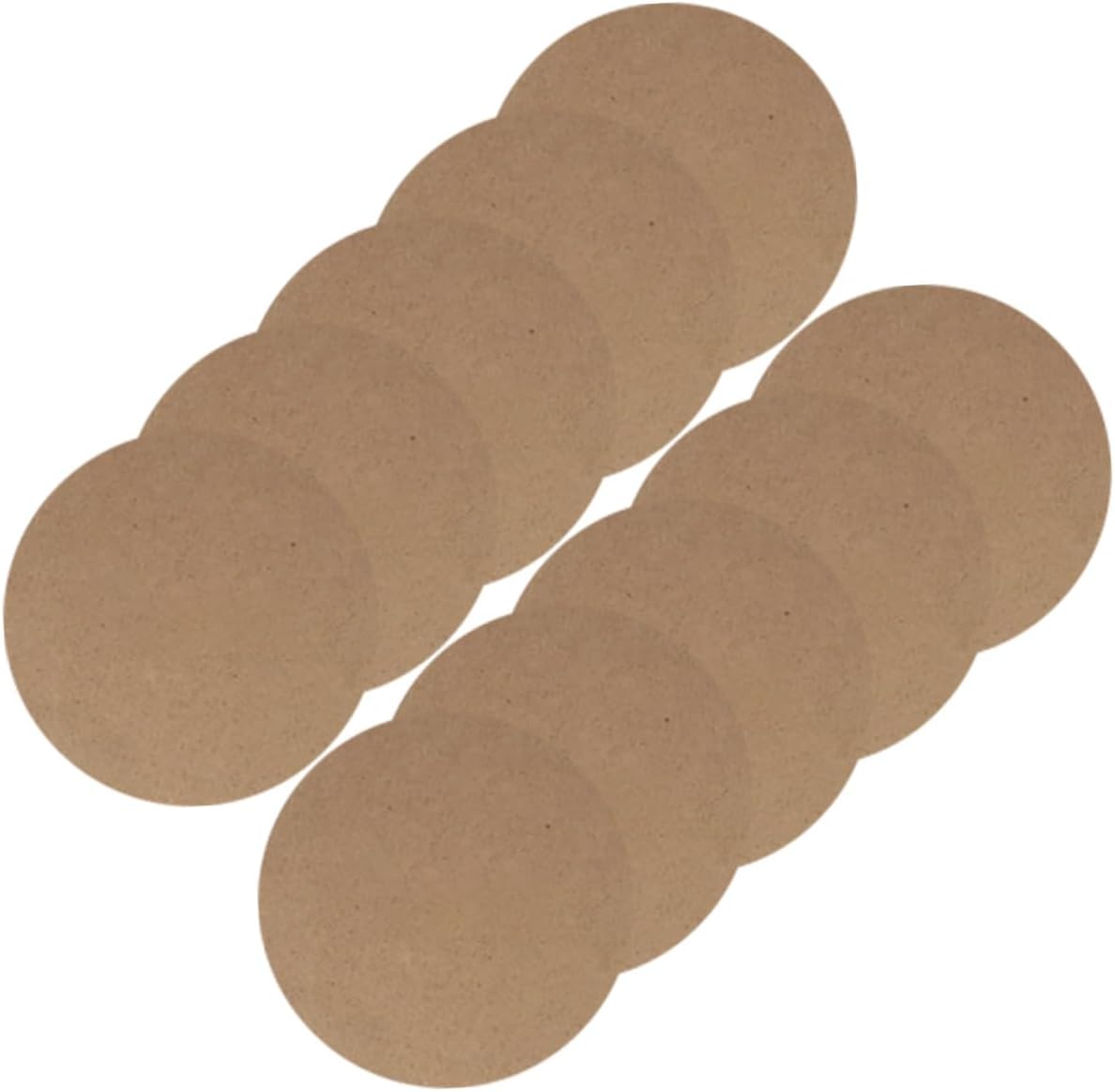 10pcs DIY Clay Board Lightweight Wooden Pottery Boards for Crafting Art Projects and Clay Wedging Small Round Base for Unique Handmade Creations