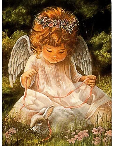 500 pièces Petit bébé Ange Puzzle créatif Difficile Grand Puzzle éducatif Anti-Stress Jouets pour Adultes Enfants(52 * 38cm) Cover