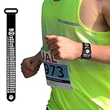 BibBoards Marathon Pace Band Full Marathon 4:30 - Your Personal Pace Coach for Races, Training - Waterproof, Lightweight Race Pace Band to Crush Goals - Running Accessories for Half & Full Marathons