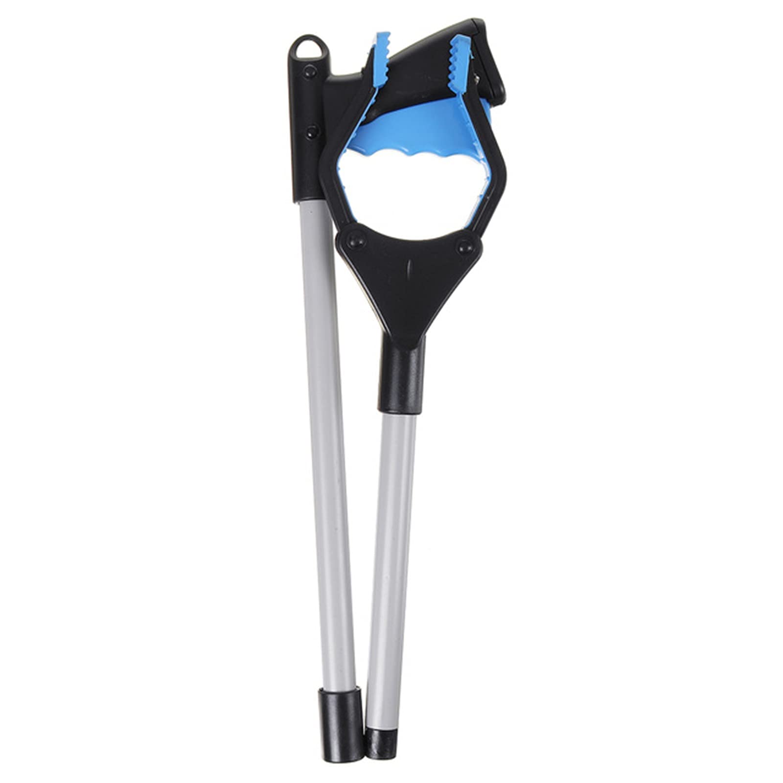Recolector de Basura, agarrador Largo Plegable, alicates de recolección de Basura para el hogar, Clips, Herramientas de recolección de jardín, Herramientas de jardín (81x13,5 cm | Azul)