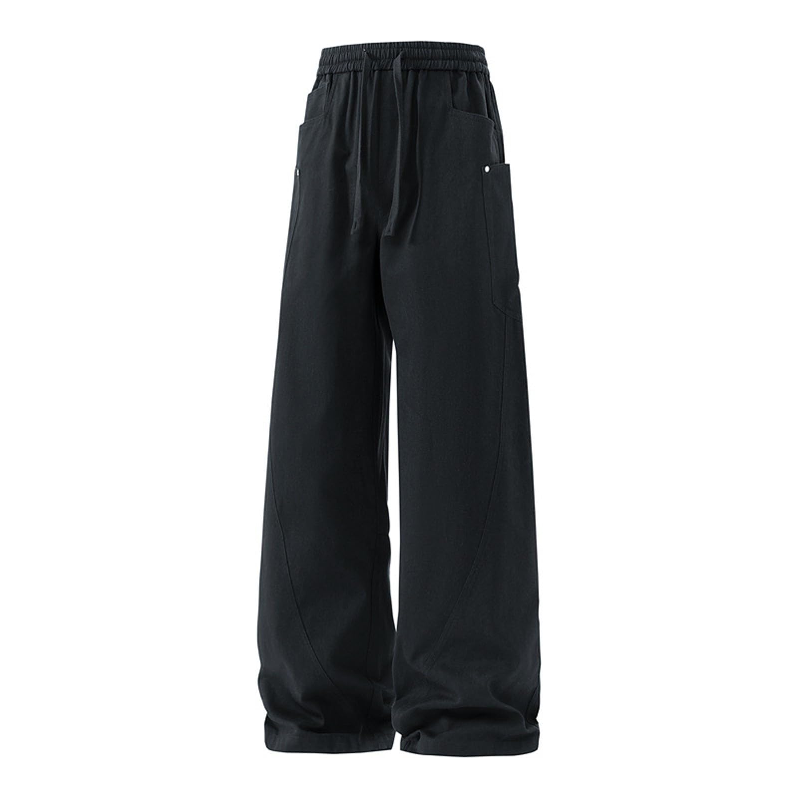Panta Jogging Lunghi per Uomo,Pantaloni Casual da Uomo per Tutte Le Stagioni Pantaloni Larghi Ed Eleganti da Indossare Ogni Giorno Moda Versatile E Comoda