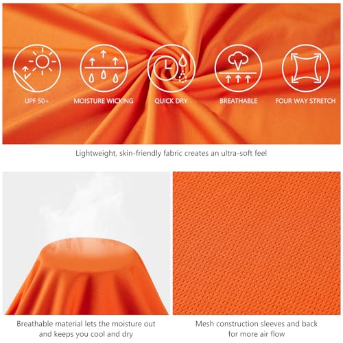Image of BASSDASH Fishing T Shirts for Men UV Sun Protection UPF 50+ Long Sleeve Tee T-Shirt
