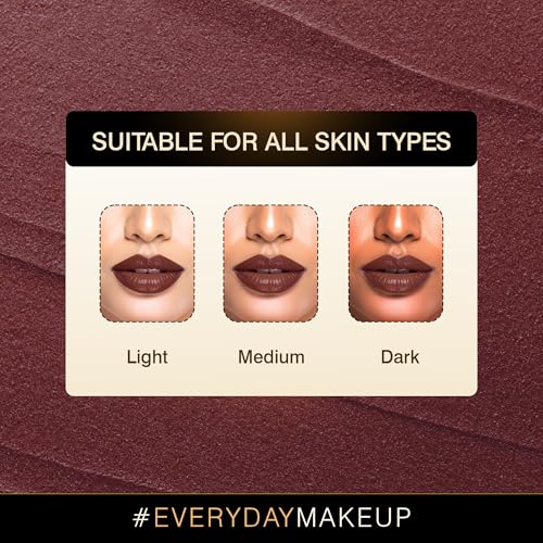 Image of Auric MatteRich Lipstick | Smoked Chestnut | 4.2g | High Pigment, Long-Lasting, Transfer-Proof, Vegan & Paraben-Free Lip Color