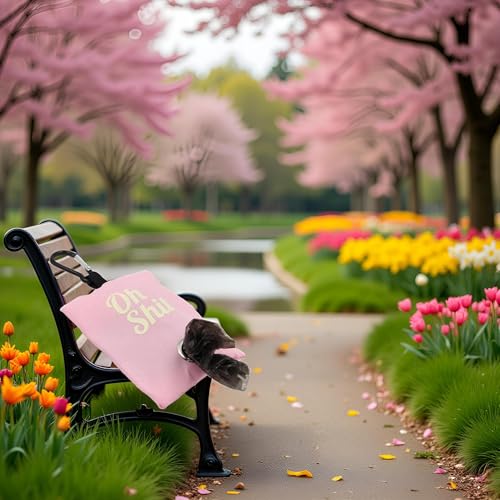 Image of Pink Dog Poop Bag Holder,Pet Pets Supplies Canvas Garbage Bags,Poop Bag Dispenser Portable Poop Waste Bag Holder Outdoor Puppy Cat Pick Up Organizer,Dog Supplies